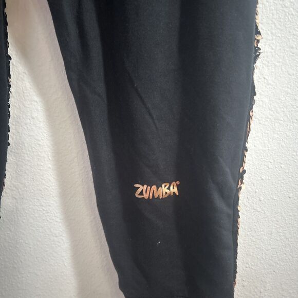 Zumba Wear Jogger Womens Extra Small Sequin Ankle Pullon Pants - Picture 4 of 7